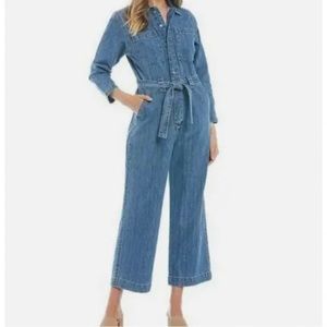 Levi’s Women’s Denim Jump Suit with Cropped Leg XS